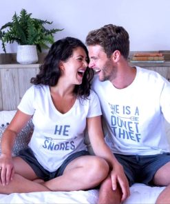 He Snores & She Is A Duvet Thief Shirts