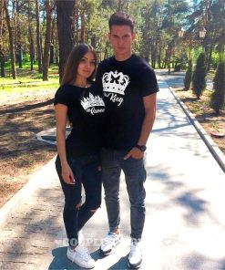 His Queen & Her King Black Shirts