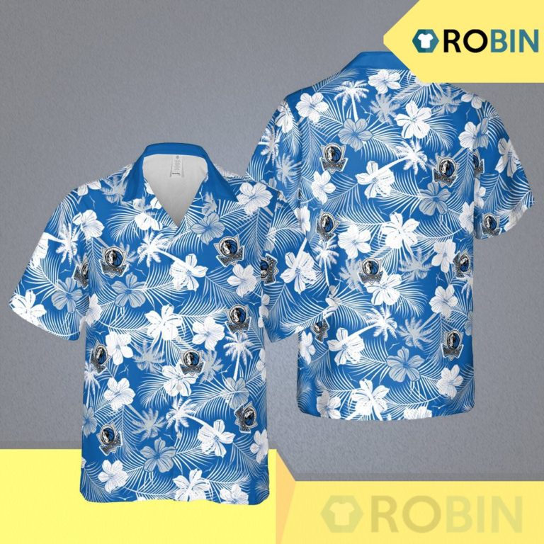 Dallas Mavericks Nba Dallas Hawaii Floral Basketball Aloha Shirt