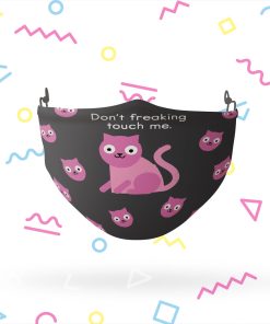 David Olenick Don’t Touch Me Cat Face Mask