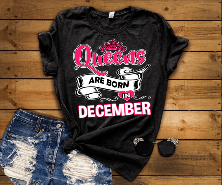 Queens Are Born In December Shirt