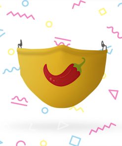 Delish Chili Pepper Adjustable Face Mask