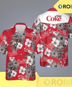 Diet Coke Hawaii Floral Aloha Shirt Diet Coke Hawaii Floral Aloha Shirt