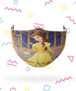 Disney Princess Belle and Friends Adjustable Face Mask