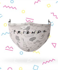Friends Logo and Icon Face Mask Friends Logo and Icon Face Mask