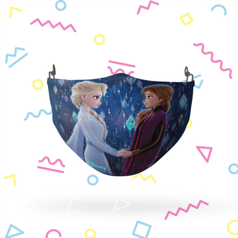 Frozen Elsa and Anna Glowing Adjustable Face Mask