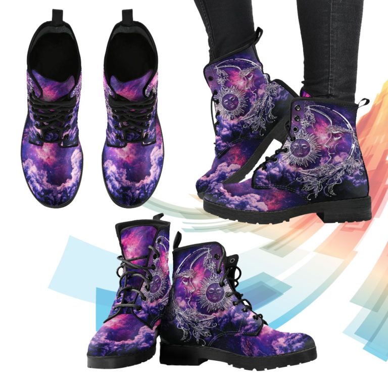 Galaxy Sun Moon 4 Handcrafted Boots