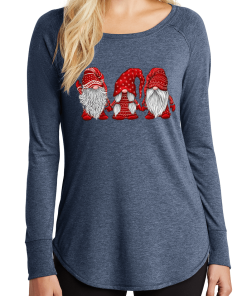 Christmas Gnomies Stylish Long-Sleeve Tee Shirt Christmas Gnomies Stylish Long-Sleeve Tee Shirt