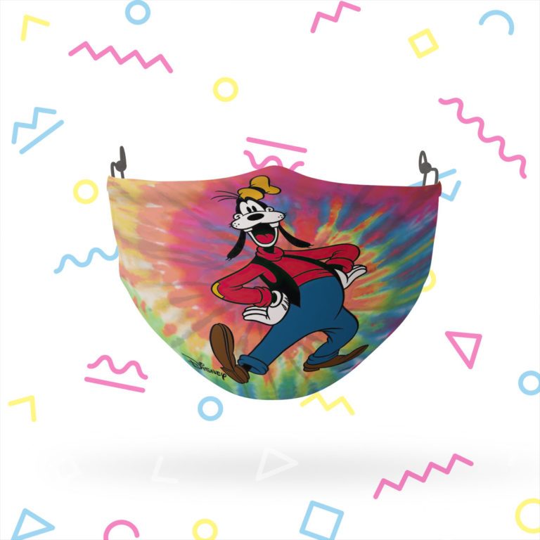 Goofy Tie Dye Face Mask