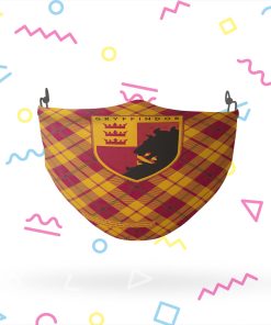 Harry Potter Gryffindor Plaid Face Mask