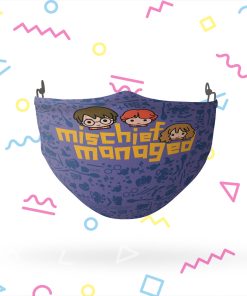 Harry Potter Mischief Managed Chibi Face Mask