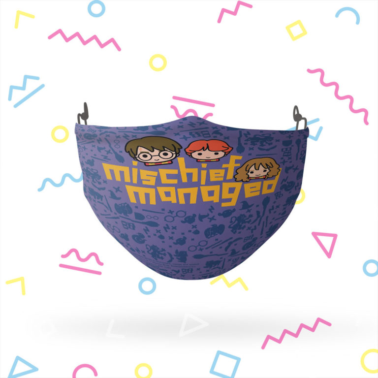 Harry Potter Mischief Managed Chibi Face Mask