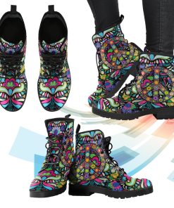 Hippie Peace Leather Boots