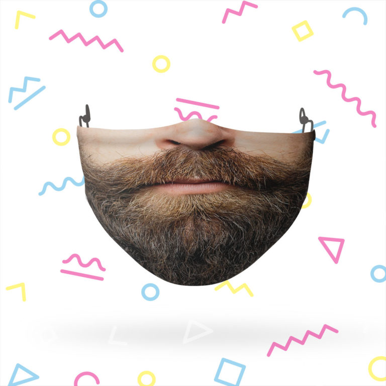 Hipster Beard Face Mask