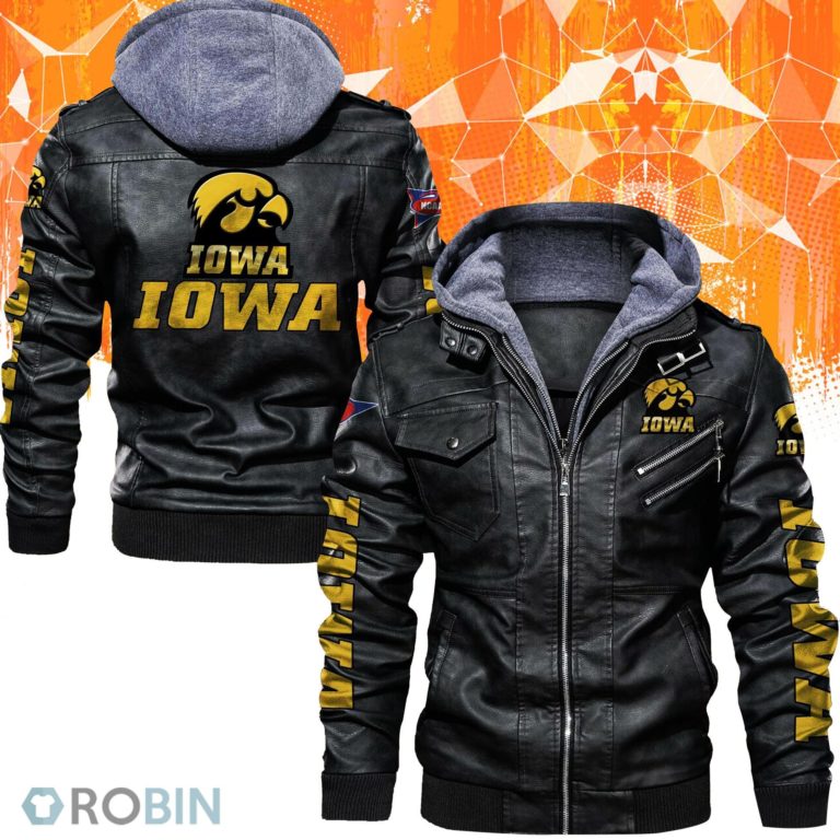 Iowa Hawkeyes Leather Jacket