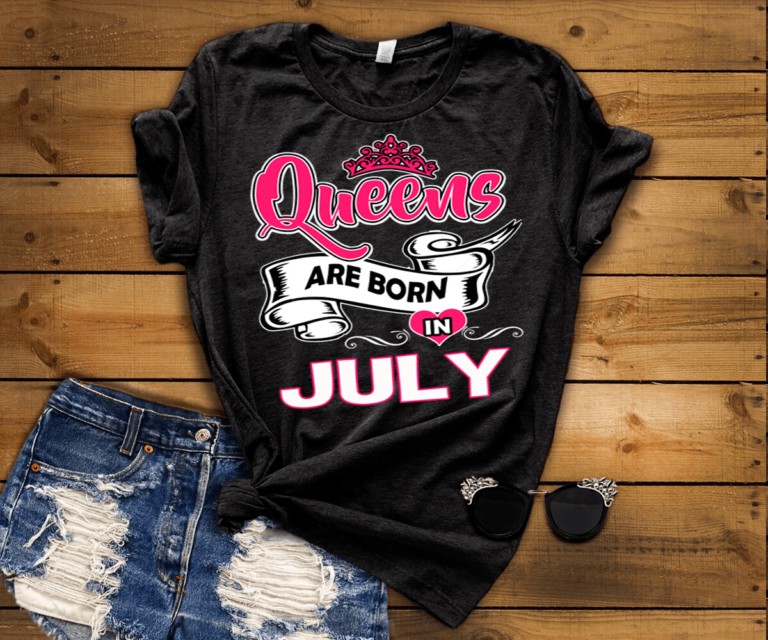 Queens Are Born In July Shirt