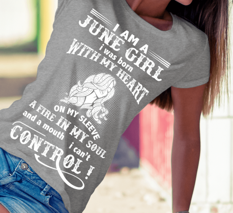 A Fire In My Soul And A Mouth I Can’t Control June Girl Shirt