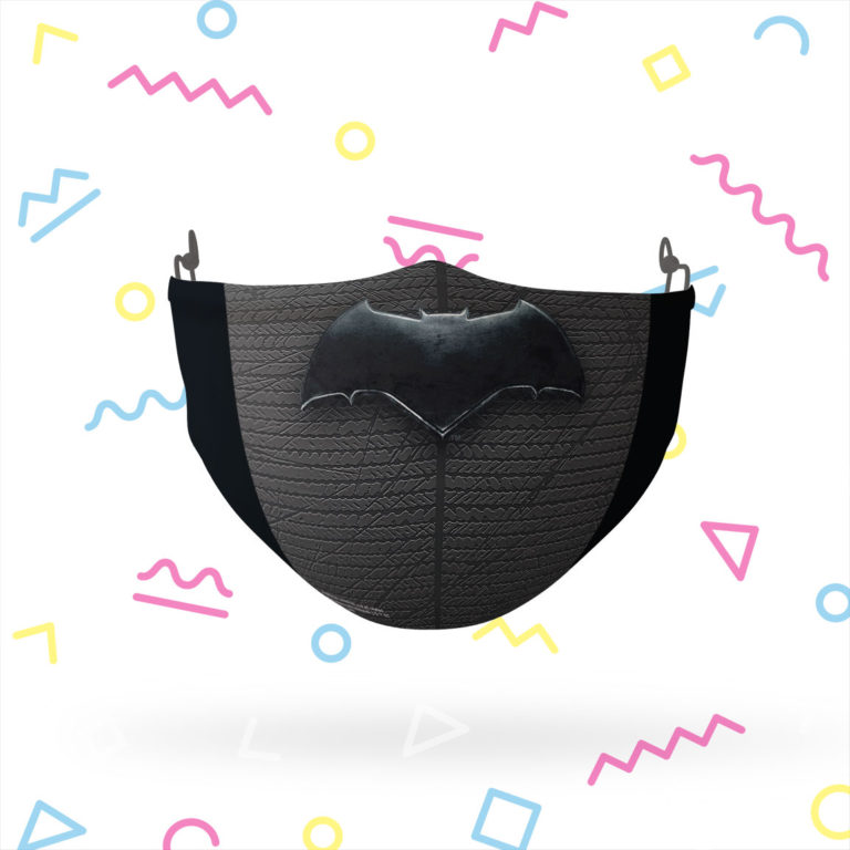 Justice League Movie Batman Chest Logo Adjustable Face Mask