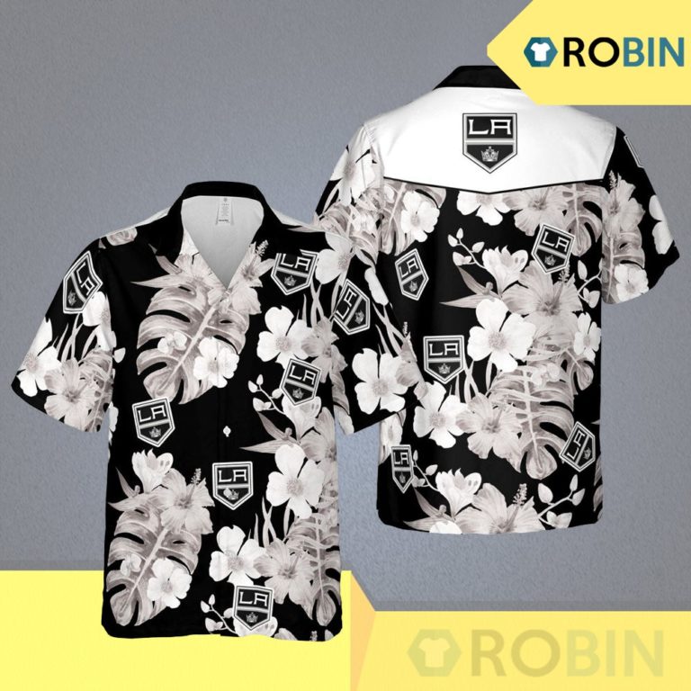 Los Angeles Kings Nhl Hawaii Floral Ice Hockey Team Aloha Shirt