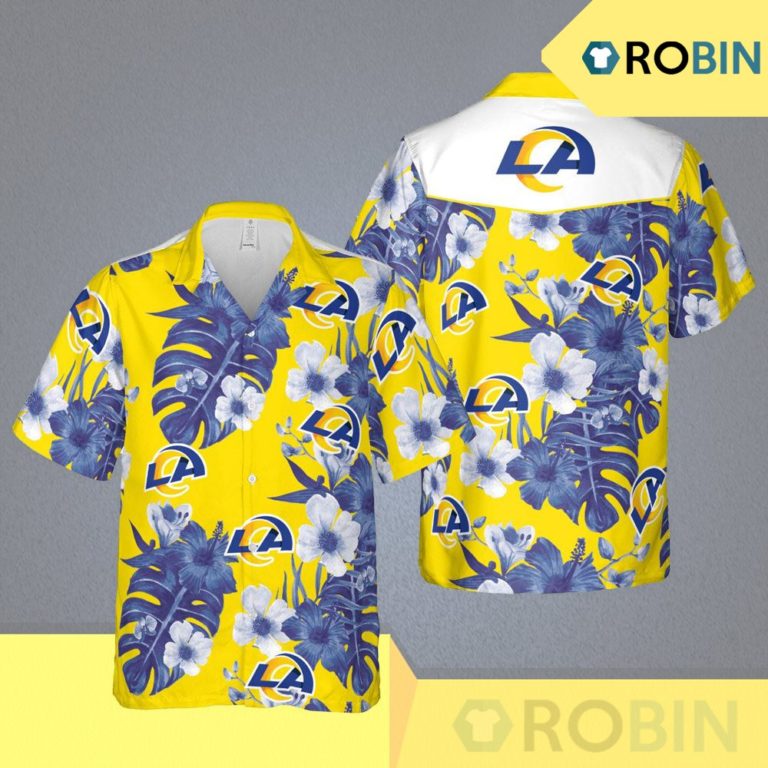 Los Angeles Rams Nfl Aloha Shirt