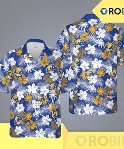 Los Angeles Rams Nfl Hawaii Floral Football Aloha Shirt Los Angeles Rams Nfl Hawaii Floral Football Aloha Shirt