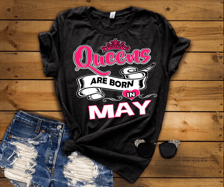 Queens Are Born In May Shirt