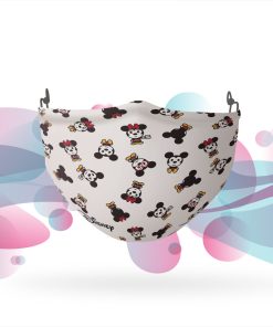 Mickey And Minnie Cute Face Mask