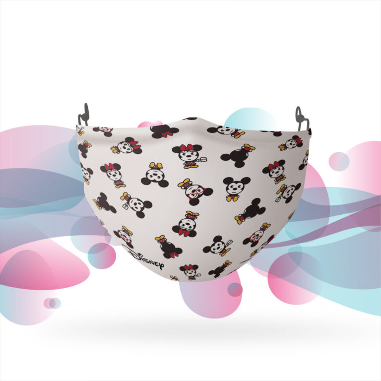 Mickey And Minnie Cute Face Mask