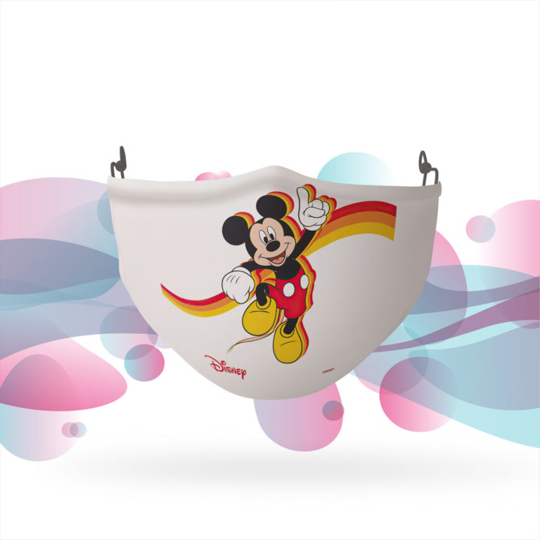 Mickey Mouse Stripes Reusable Cloth Face Mask