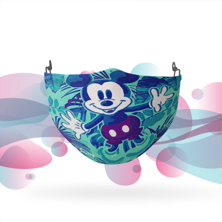 Mickey Mouse Tropical Face Mask