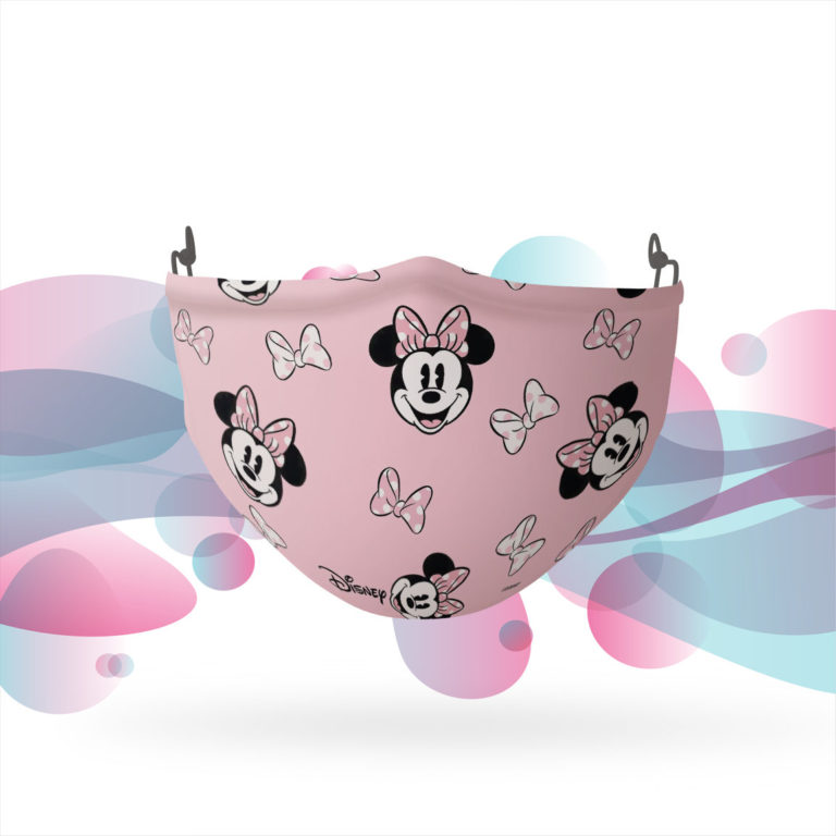 Minnie Mouse and Bows Pattern Reusable Cloth Face Mask
