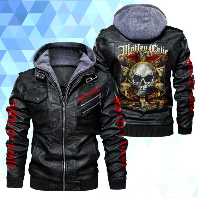 Motley Crue Skull Leather Jacket