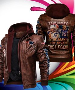 New England Patriots Tom Brady Leather Jacket