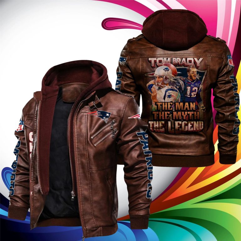New England Patriots Tom Brady Leather Jacket