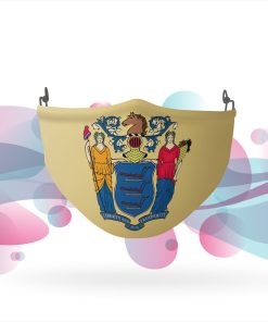 New Jersey Flag Reusable Cloth Face Mask