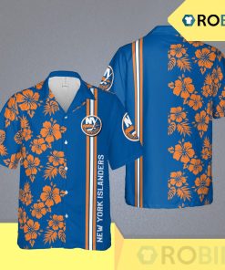 New York Islanders Nhl Uniondale Hawaii Floral Ice Hockey Aloha Shirt New York Islanders Nhl Uniondale Hawaii Floral Ice Hockey Aloha Shirt
