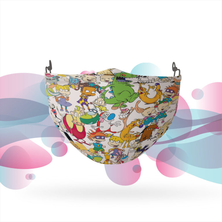 Nickelodeon Mash Up Reusable Cloth Face Mask