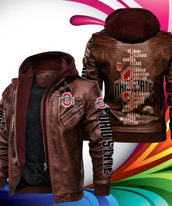 Ohio State Buckeyes Footaball Leather Jacket