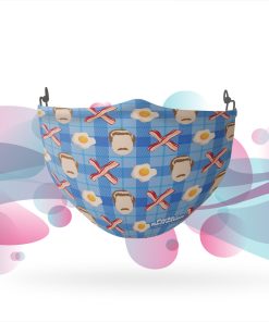 Parks and Recreation Ron Swanson Breakfast Reusable Cloth Face Mask Parks and Recreation Ron Swanson Breakfast Reusable Cloth Face Mask