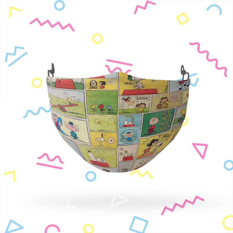 Peanuts Classic Comic Reusable Cloth Face Mask