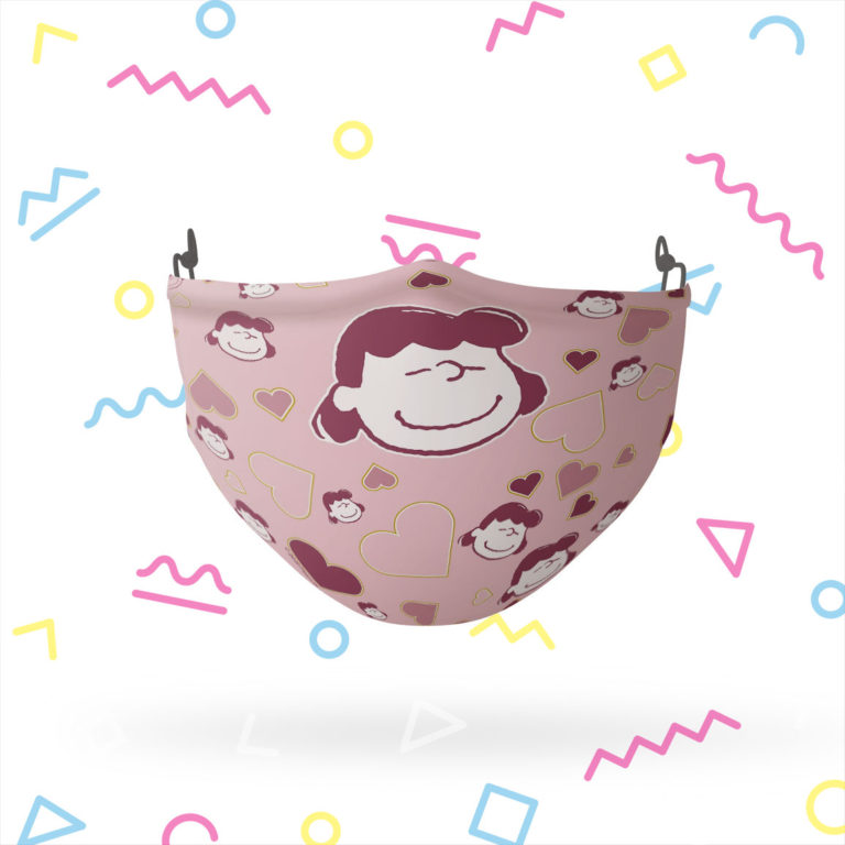 Peanuts Lucy in Love Reusable Cloth Face Mask