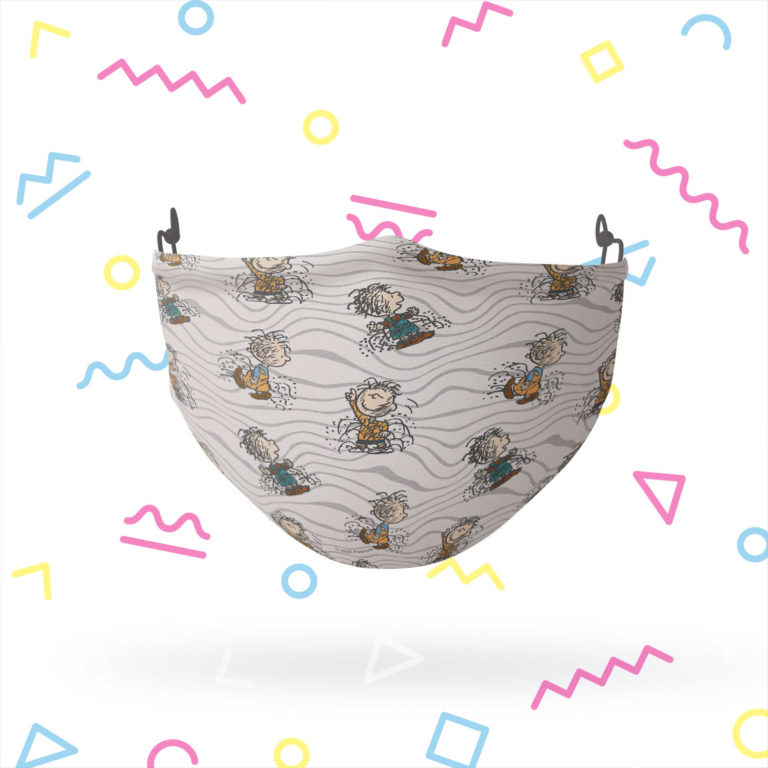 Peanuts Pig-Pen Pigging Out Reusable Cloth Face Mask
