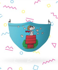 Peanuts Snoopy and the Red Baron Reusable Cloth Face Mask