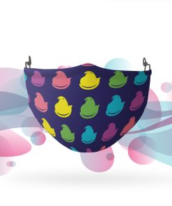 PEEPS Rainbow Peeps Pattern Reusable Cloth Face Mask