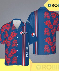 Pepsi Hawaii Floral Aloha Shirt