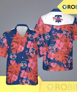 Philadelphia Phillies Mlb Hawaii Floral Baseball Aloha Shirt
