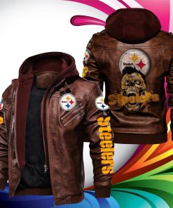Pittsburgh Steelers Skull Leather Jacket Pittsburgh Steelers Skull Leather Jacket
