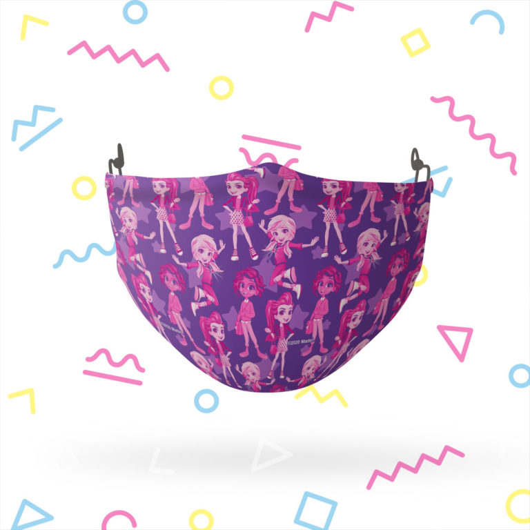 Polly Pocket Character Reusable Cloth Face Mask