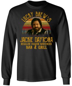 Lucky Brew?s Jackie Daytona Regular Human Bartender Shirt Lucky Brew?s Jackie Daytona Regular Human Bartender Shirt