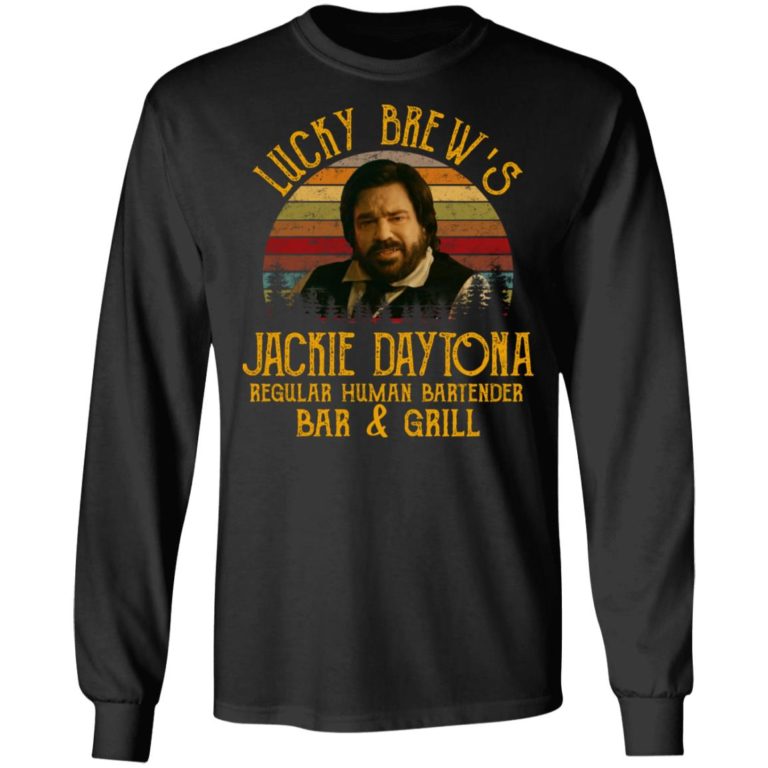 Lucky Brew?s Jackie Daytona Regular Human Bartender Shirt